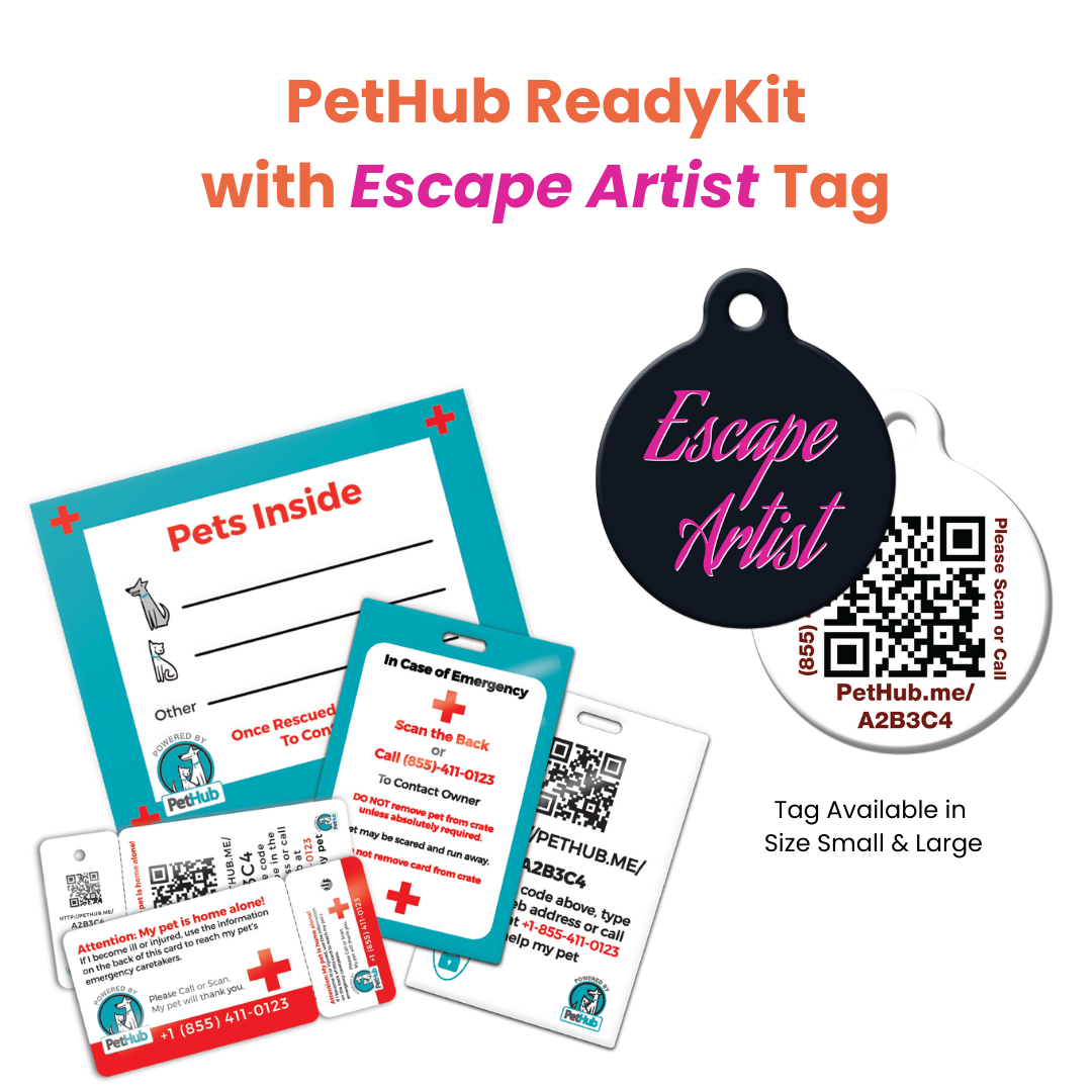 PetHub QR Pet ID Comprehensive ReadyKit – Complete Emergency Kit - Tampa Home & Garden Store