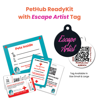PetHub QR Pet ID Comprehensive ReadyKit – Complete Emergency Kit - Tampa Home & Garden Store