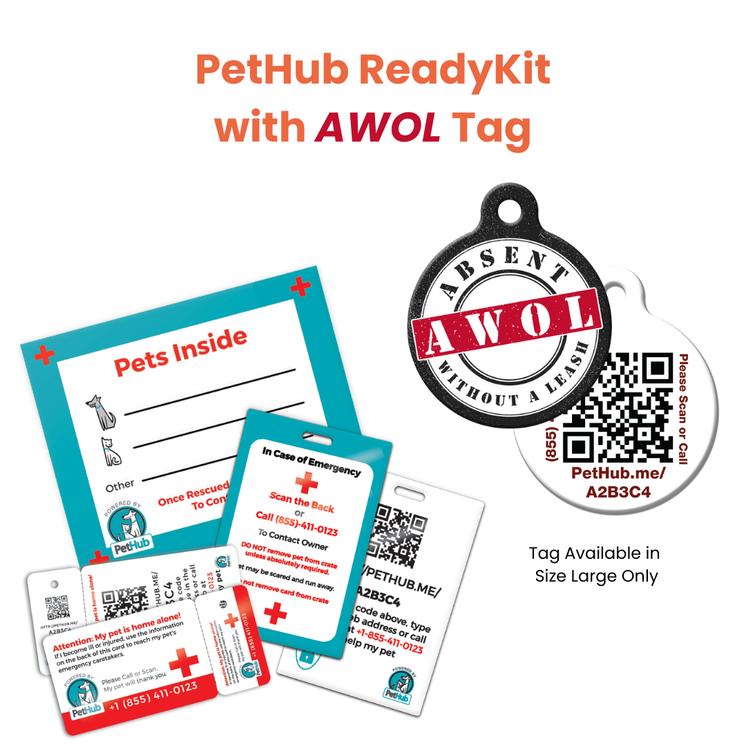 PetHub QR Pet ID Comprehensive ReadyKit – Complete Emergency Kit - Tampa Home & Garden Store