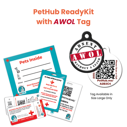 PetHub QR Pet ID Comprehensive ReadyKit – Complete Emergency Kit - Tampa Home & Garden Store