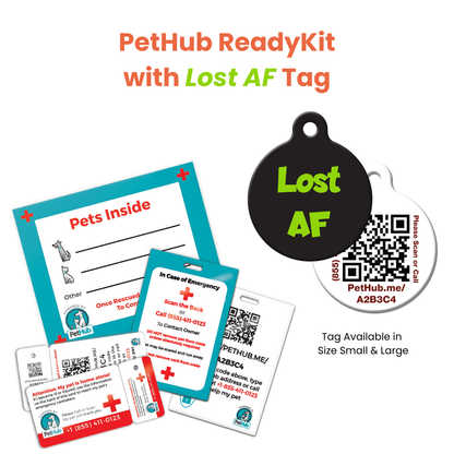 PetHub QR Pet ID Comprehensive ReadyKit – Complete Emergency Kit - Tampa Home & Garden Store
