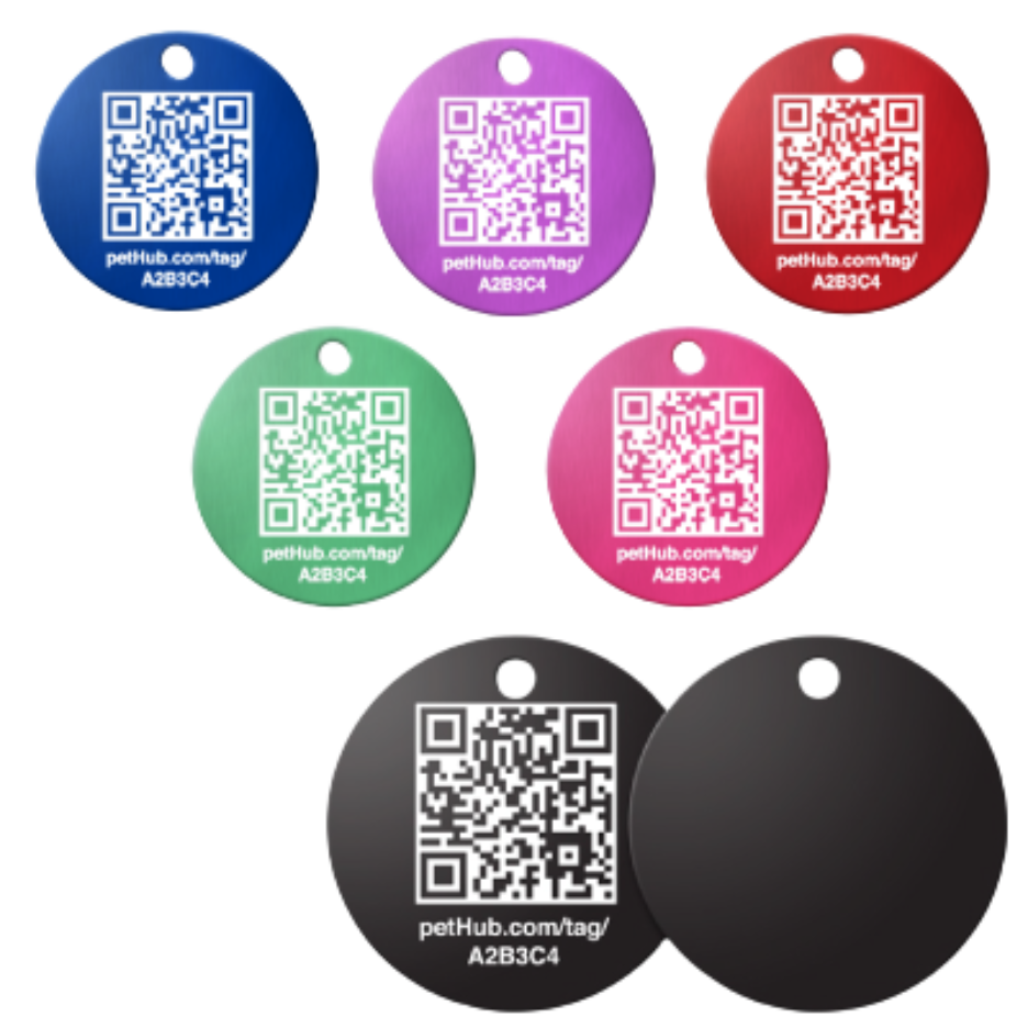 PetHub QR Pet ID Tag – Classic Aluminum - Tampa Home & Garden Store