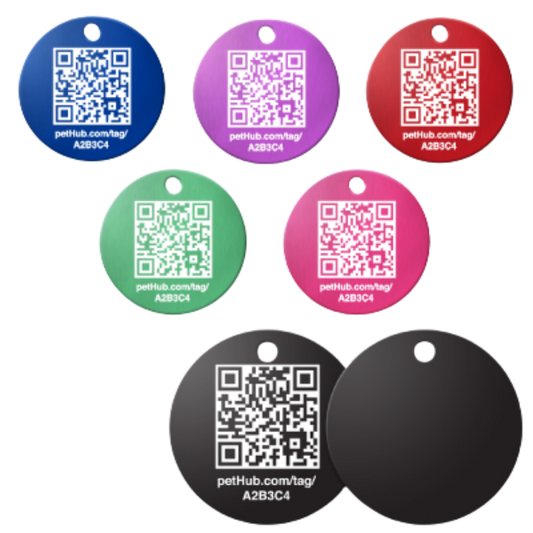 PetHub QR Pet ID Tag – Classic Aluminum - Tampa Home & Garden Store