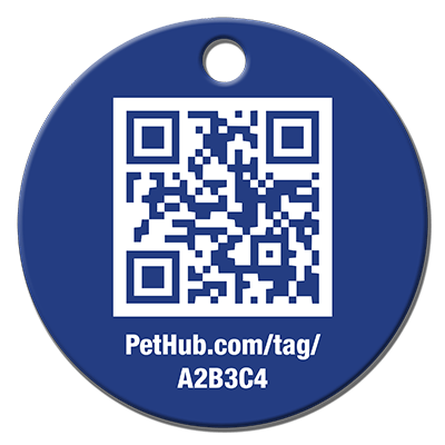 PetHub QR Pet ID Tag – Classic Aluminum - Tampa Home & Garden Store