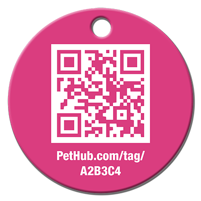 PetHub QR Pet ID Tag – Classic Aluminum - Tampa Home & Garden Store