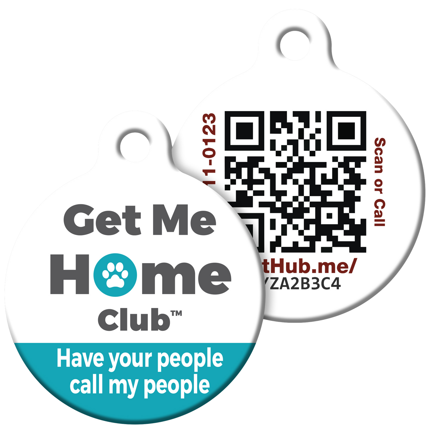 PetHub QR Pet ID Tag – Original Get Me Home Club - Tampa Home & Garden Store