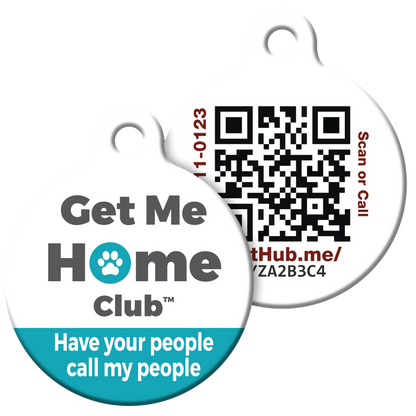 PetHub QR Pet ID Tag – Original Get Me Home Club - Tampa Home & Garden Store