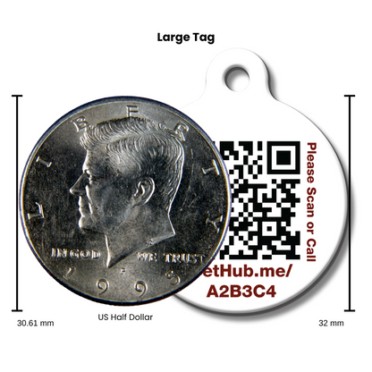 PetHub QR Pet ID Tag – Original Get Me Home Club - Tampa Home & Garden Store