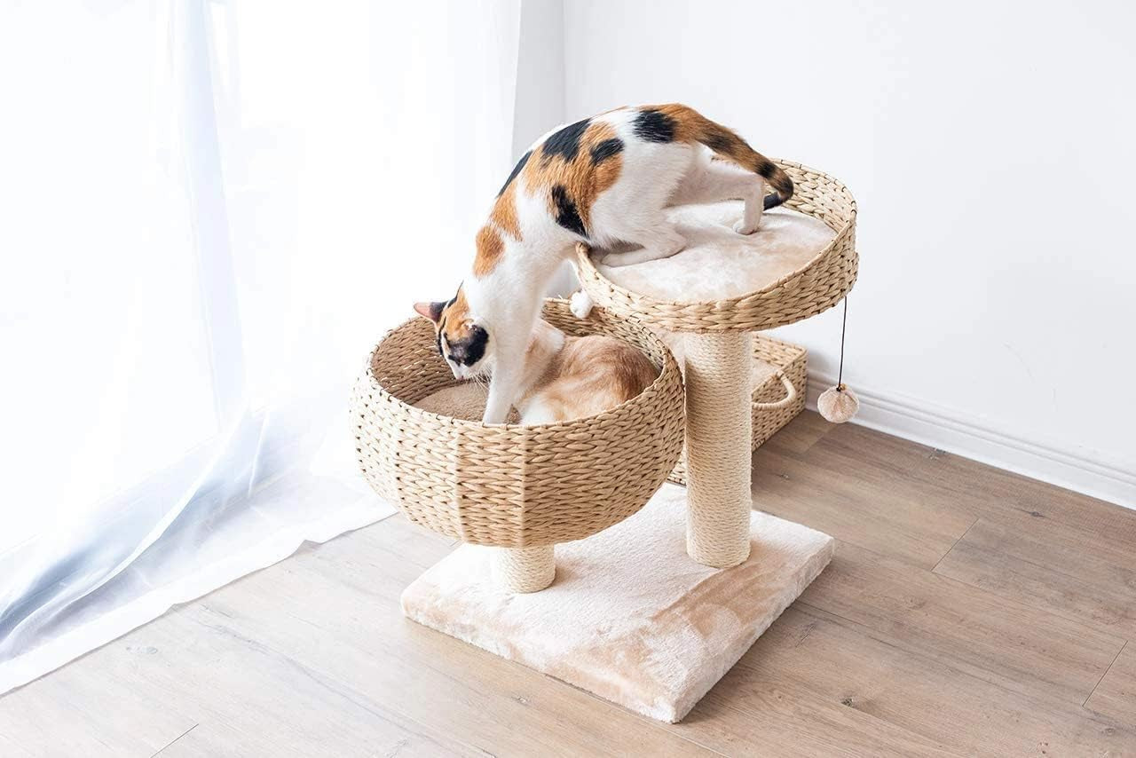 PetPals Cozy Cat Tree – Eco-Friendly, Stylish & Fun for Your Cat! - Tampa Home & Garden Store