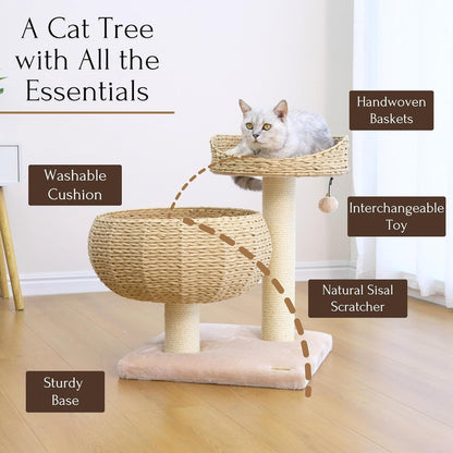 PetPals Cozy Cat Tree – Eco-Friendly, Stylish & Fun for Your Cat! - Tampa Home & Garden Store