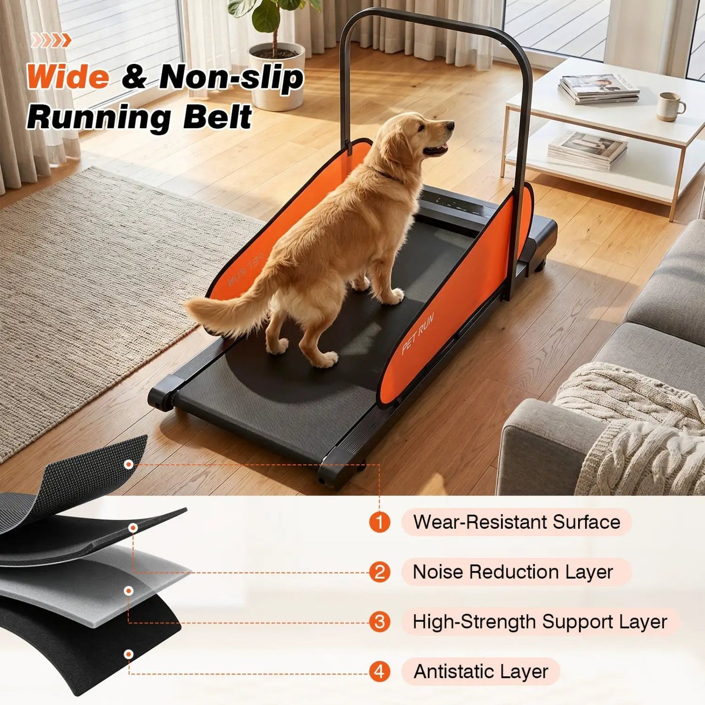 Dog Treadmill With LED Display and Speed Control