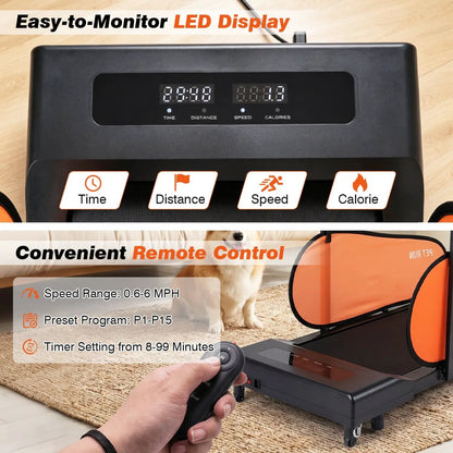 Dog Treadmill With LED Display and Speed Control