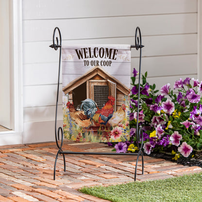 Petal & Plow Coop Suede Garden Flag - Tampa Home & Garden Store