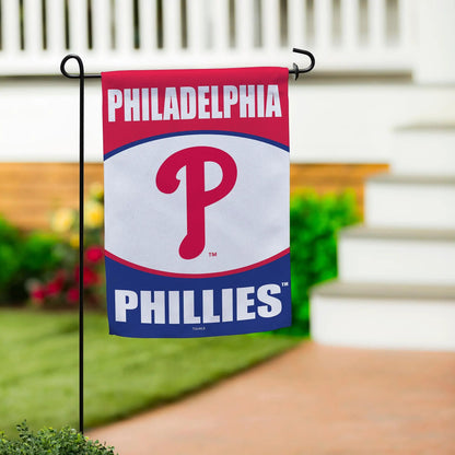 Philadelphia Phillies Suede Garden Flag - Tampa Home & Garden Store