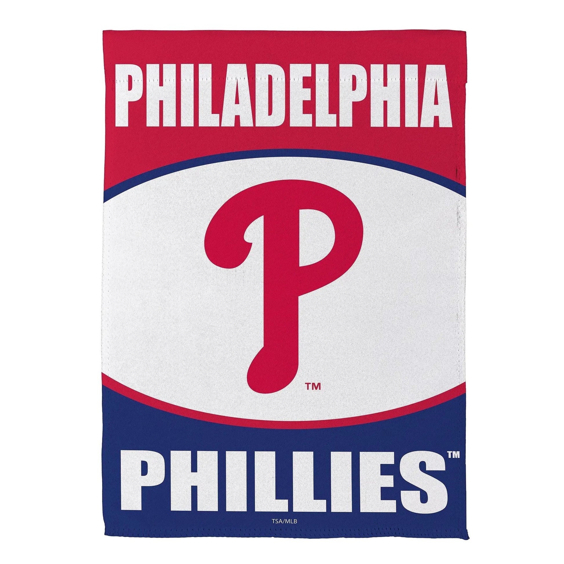 Philadelphia Phillies Suede Garden Flag - Tampa Home & Garden Store