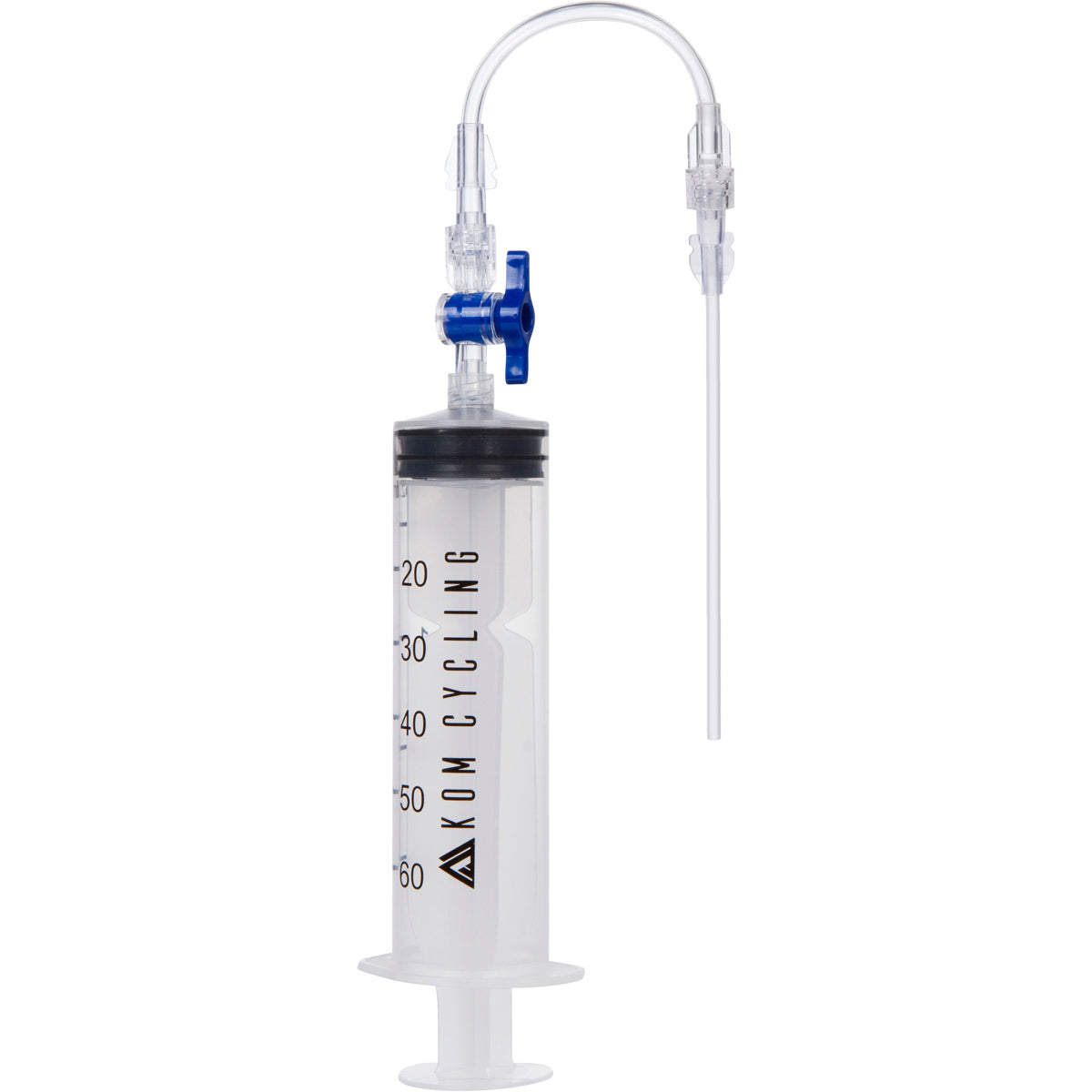 Total Tubeless Package KOM Cycling tubeless syringe kit with clear reservoir and blue valve on Tampa Home & Garden Store
