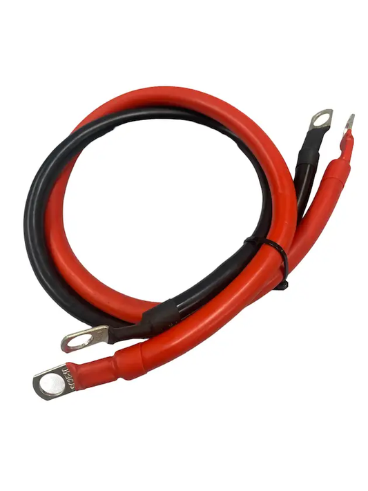 Remote Battery Jump Post Kit with Wires, red and black jumper leads with ring terminals on Tampa Home & Garden Store