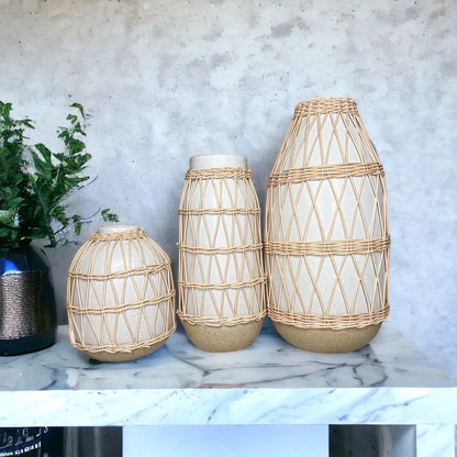 Madison Willow Vase Set for Home Decor and Style