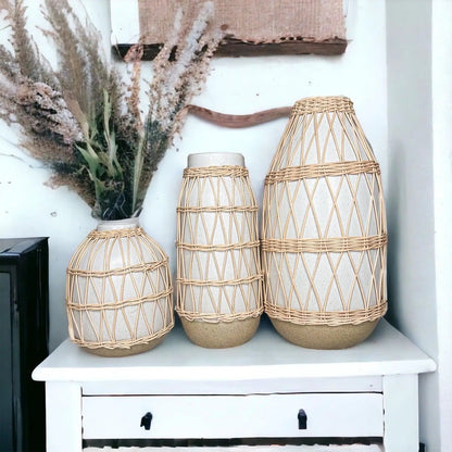 Madison Willow Vase Set for Home Decor and Style