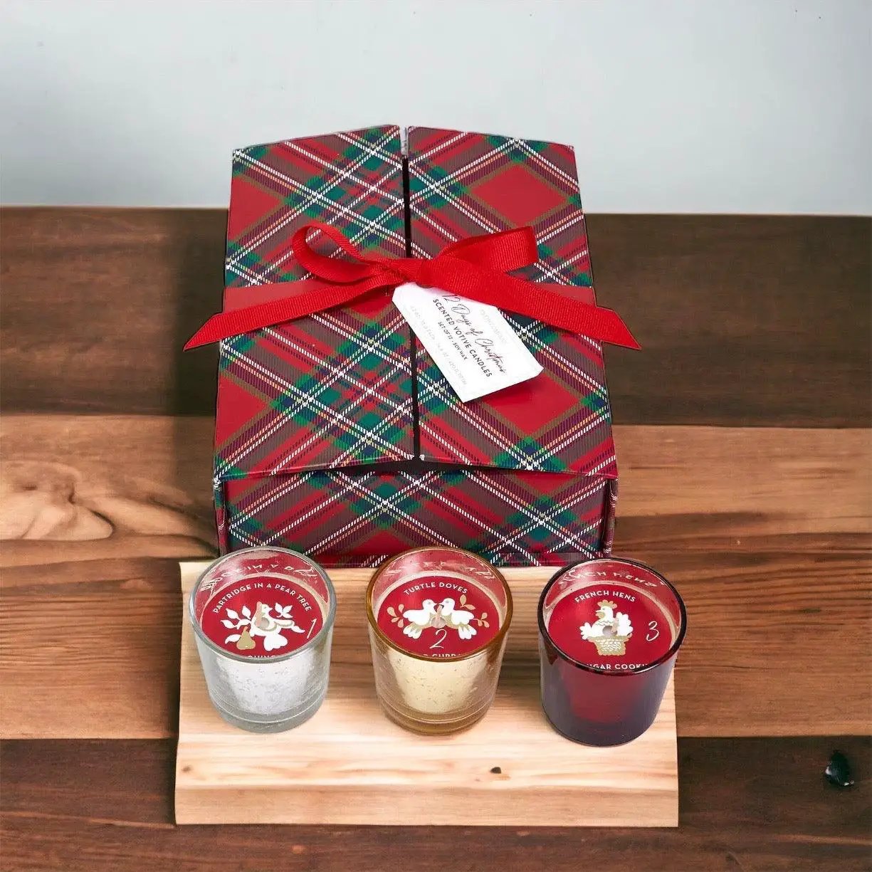 Advent Candle Set With Scented Candles Gift Box