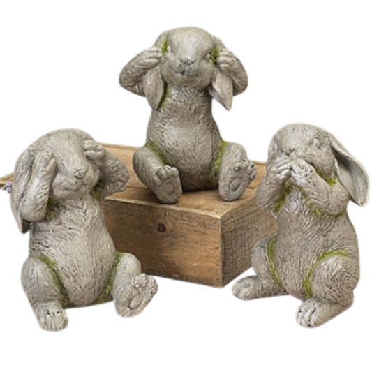 Adorable 7-inch Garden Bunny -