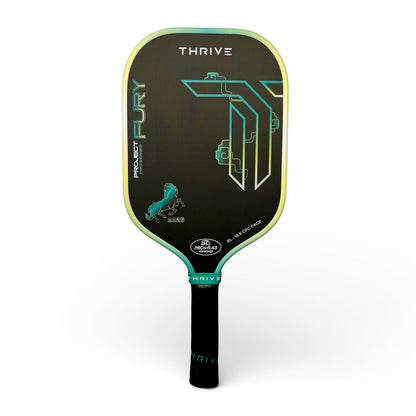 Thrive pickleball paddle Year of the Horse 2026 FURY EL 15.5 mm Power Series neon lime edge on Tampa Home & Garden Store