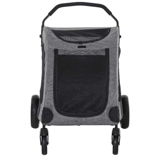 Cochecito plegable para mascotas con bolsillo de almacenamiento 
