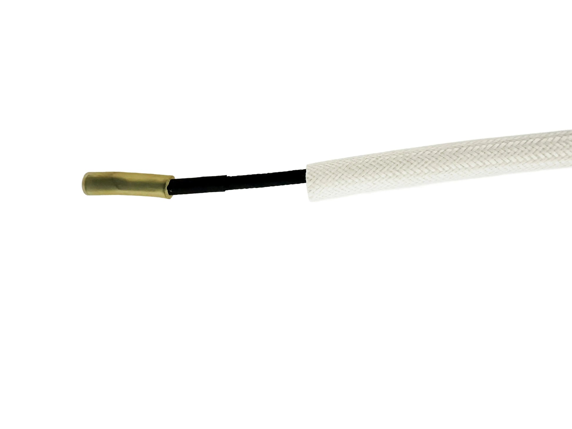 Piezo Igniter Cable by Fire Sense/Balkene Home, white braided sleeve with brass tip on Tampa Home & Garden Store