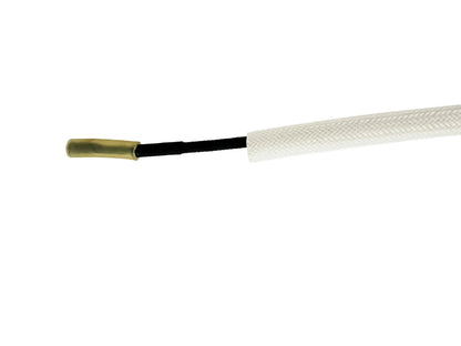 Piezo Igniter Cable by Fire Sense/Balkene Home, white braided sleeve with brass tip on Tampa Home & Garden Store