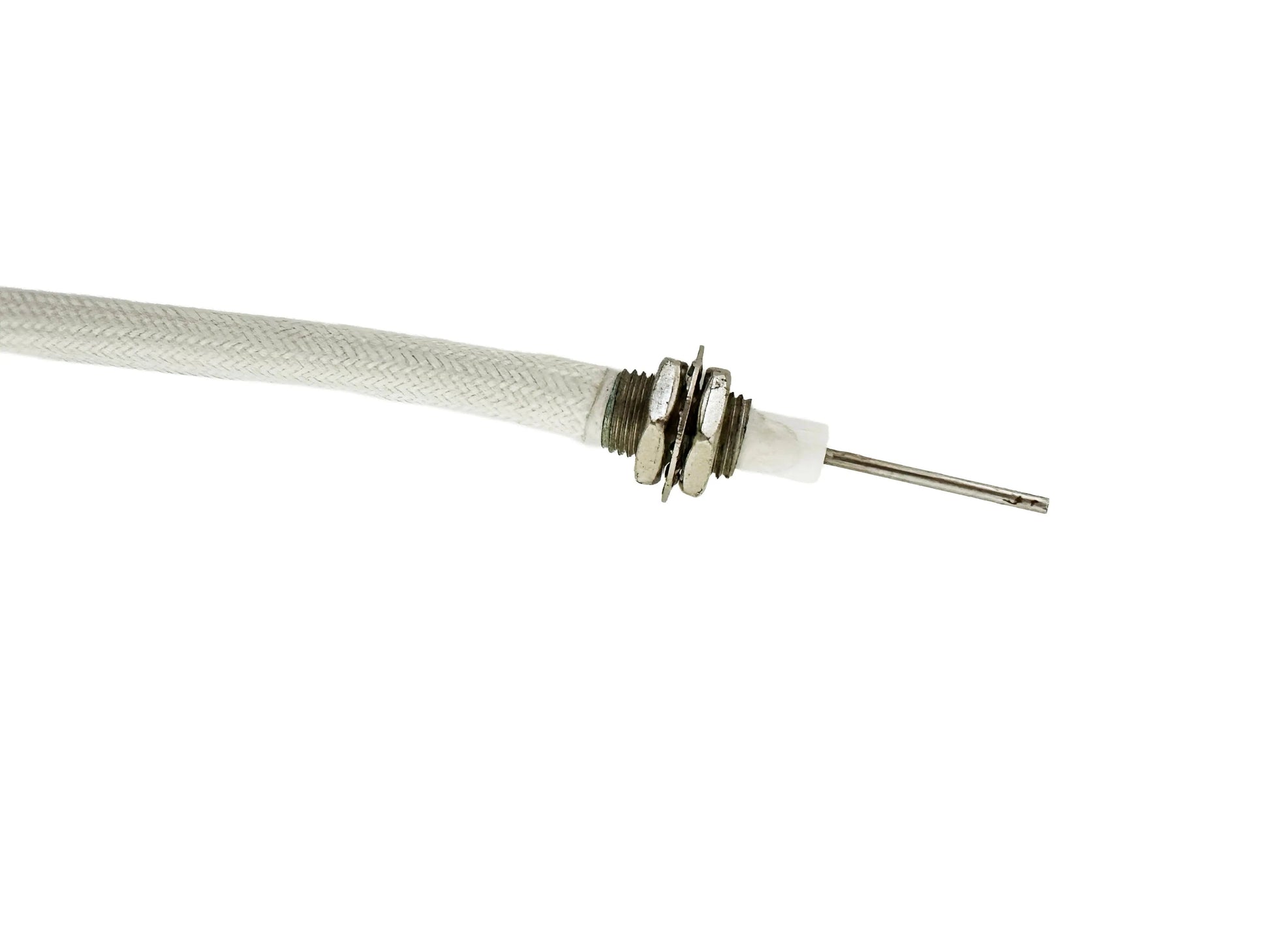 Piezo Igniter Cable with braided metal sleeve and white ceramic tip, Fire Sense/Balkene Home on Tampa Home & Garden Store