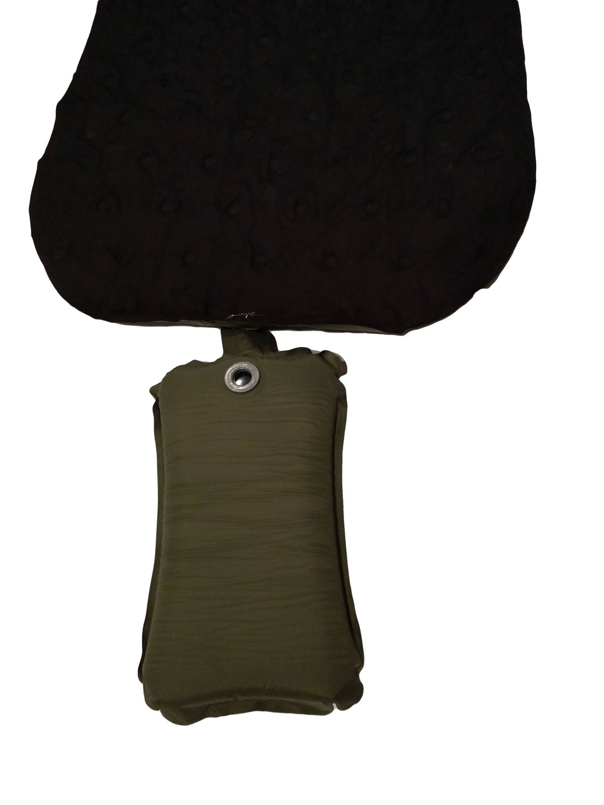 Camping Pillow River Country Gear with olive green stuff sack and metal grommet on Tampa Home & Garden Store