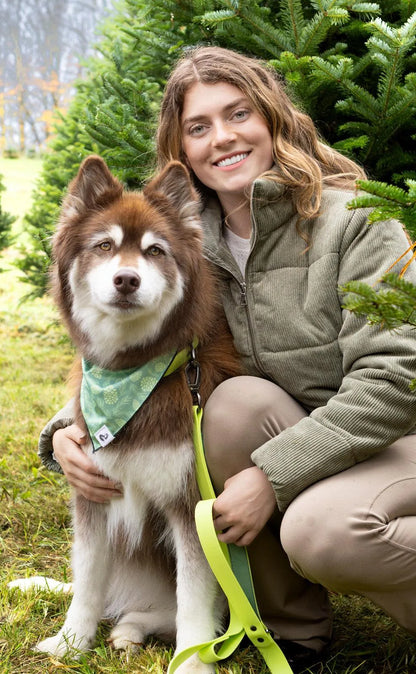 Pine Cone Pup Bandana & Matching Keychain - Tampa Home & Garden Store