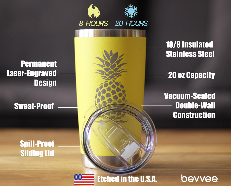 Pineapple - 20 oz Coffee Tumbler - Tampa soil911.com