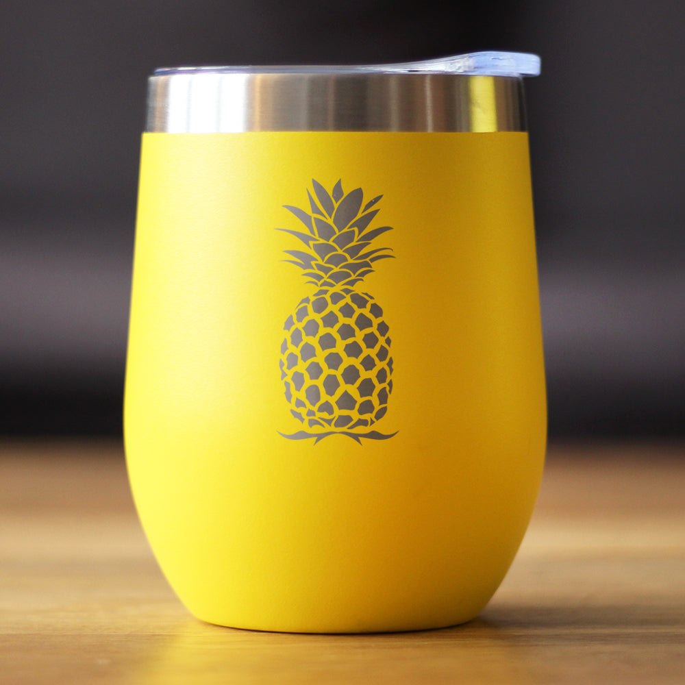 Pineapple - Wine Tumbler - Tampa soil911.com