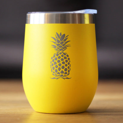 Pineapple - Wine Tumbler - Tampa soil911.com