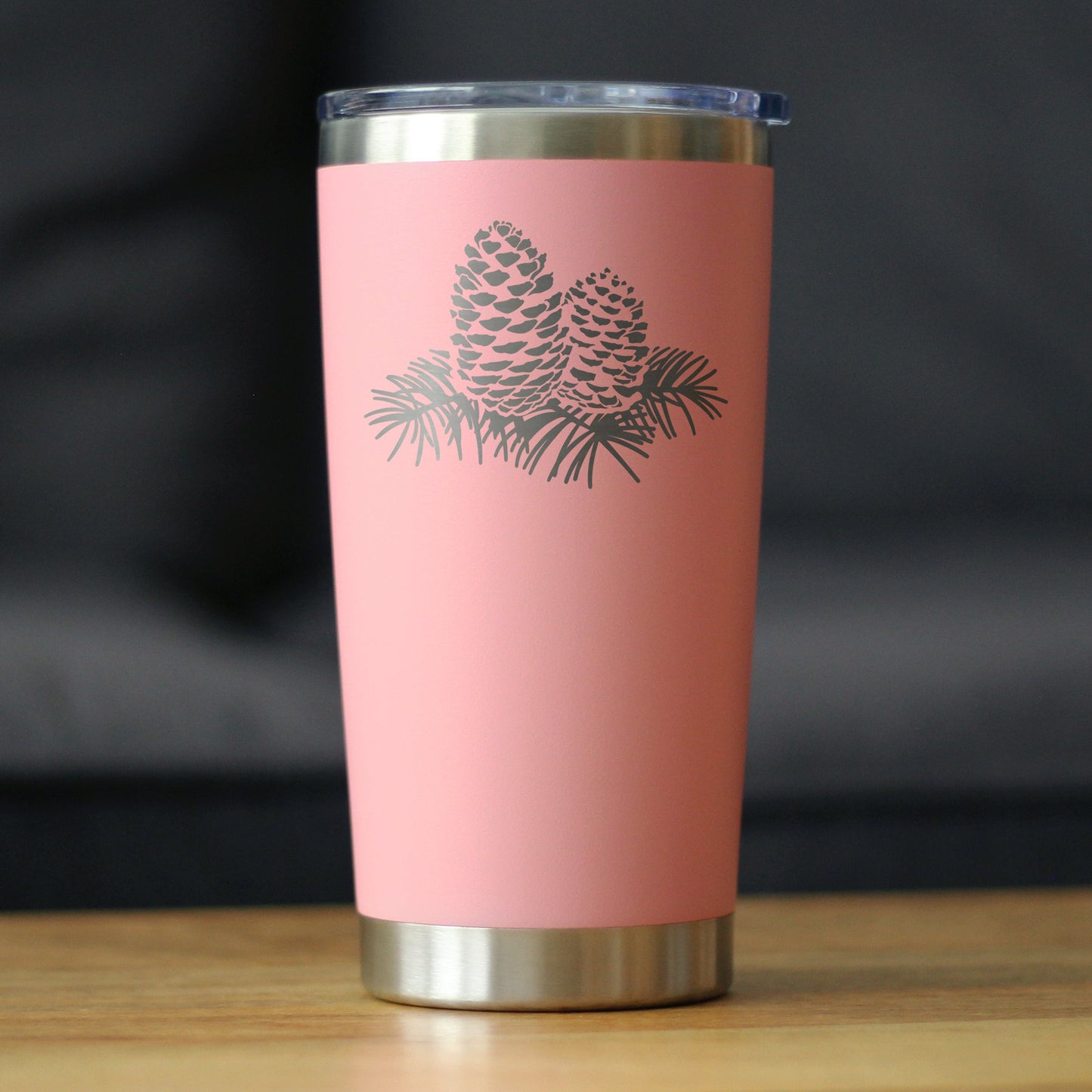 Pinecones - Cute Rustic and Cabin Themed Decorations - 20 oz Coffee Tumbler - Tampa soil911.com