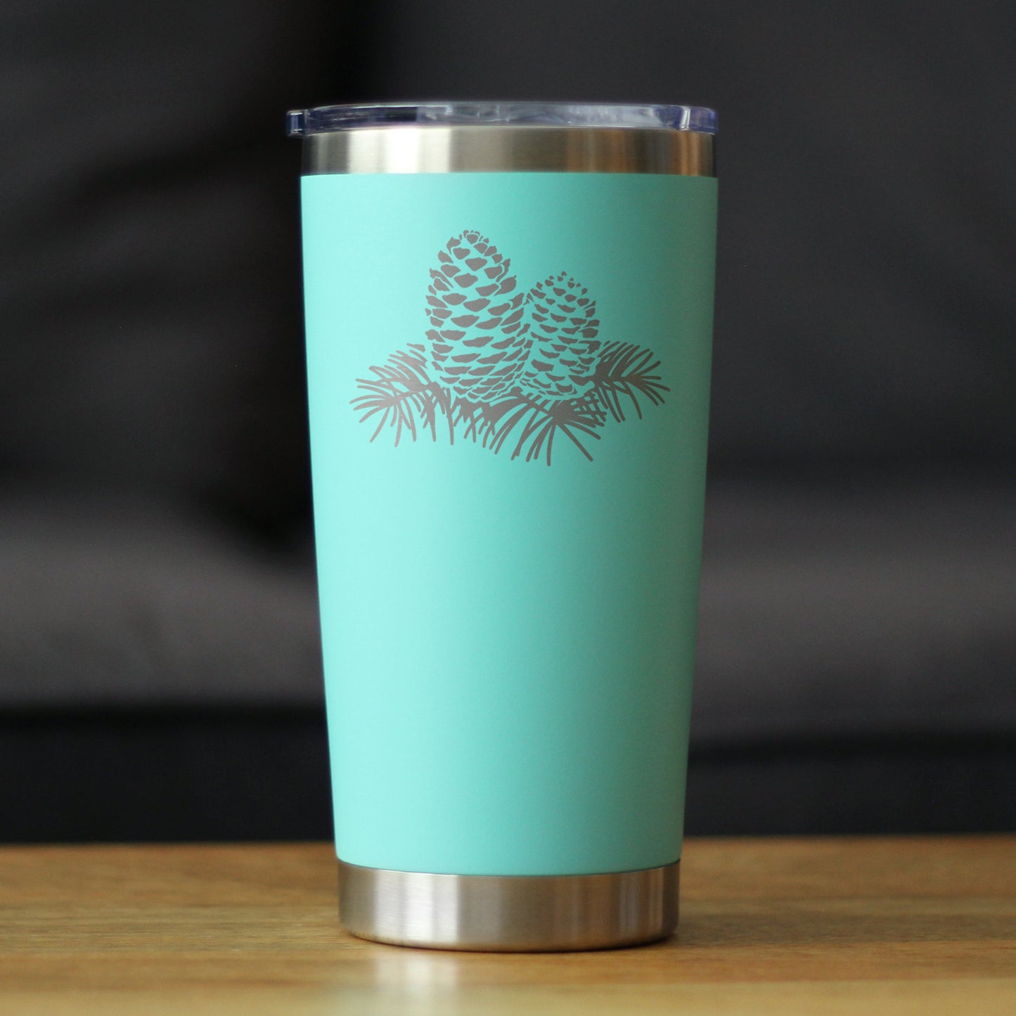 Pinecones - Cute Rustic and Cabin Themed Decorations - 20 oz Coffee Tumbler - Tampa soil911.com