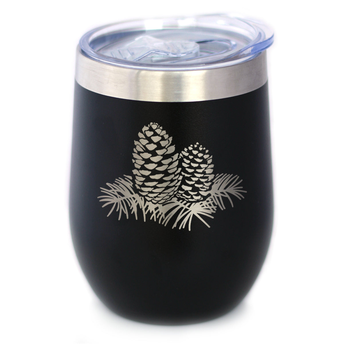 Pinecones - Cute Rustic and Cabin Themed Decorations - Wine Tumbler - Tampa Home & Garden Store