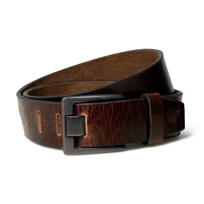 Pinecrest Dark Brown Leather Belt - Tampa Home & Garden Store