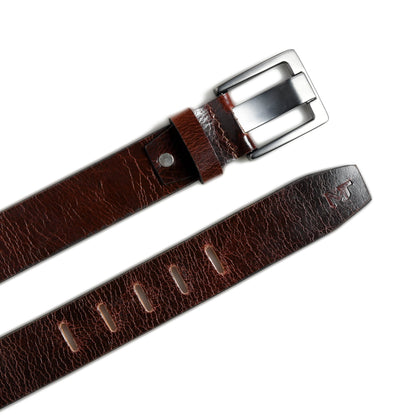 Pinecrest Dark Brown Leather Belt - Tampa Home & Garden Store
