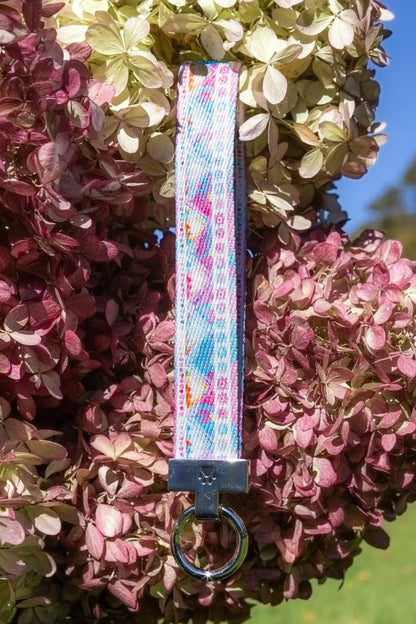 Pink and Blue Wristlet Keychain - Tampa Home & Garden Store