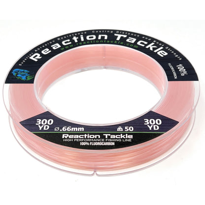 Línea de pesca de fluorocarbono 100 % puro Reaction Tackle