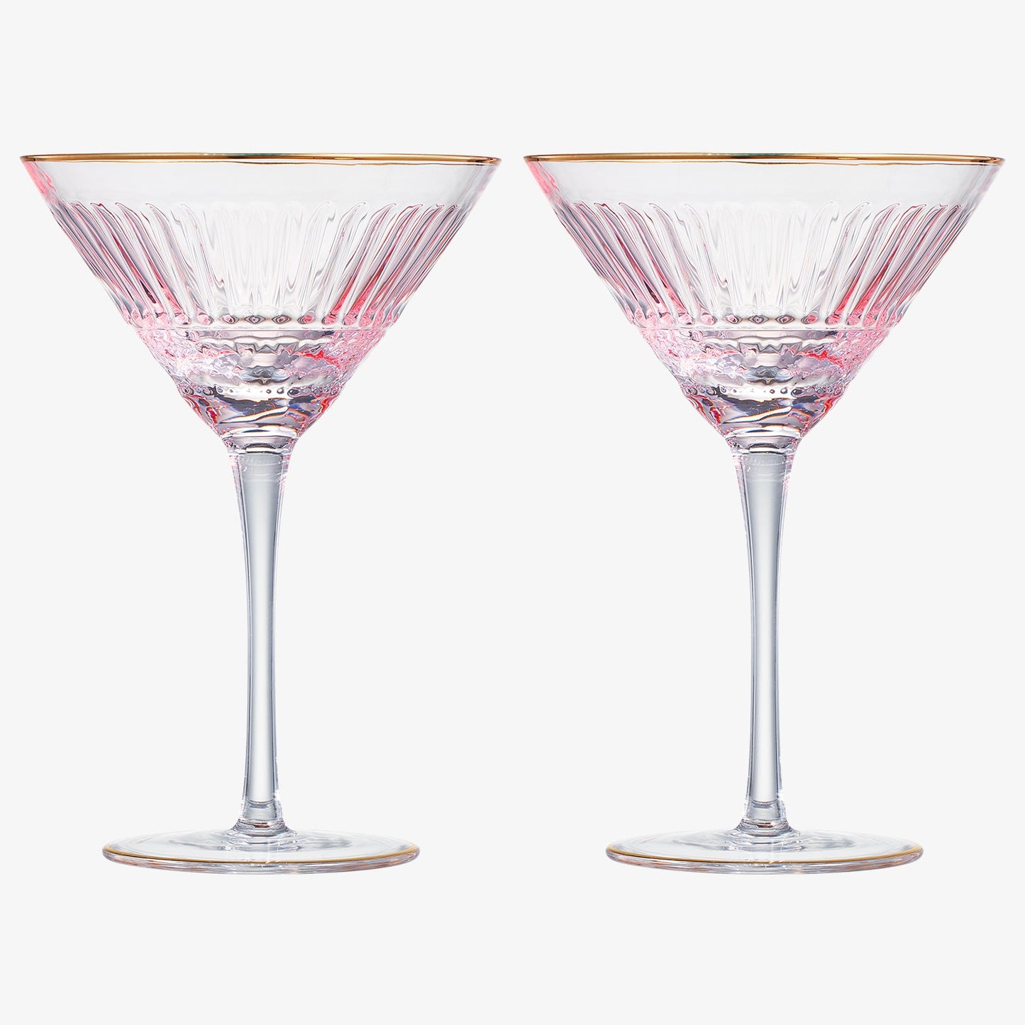 Duomo Crystal Martini Glassware Set of Two
