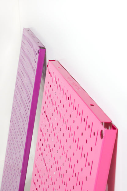 Metal Pegboard Tool Storage Wall Pack of Two