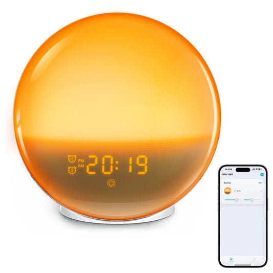 Sunrise Alarm Clock with FM Radio Wake Up Light LED Night Lamp - Tampa Home & Garden Store