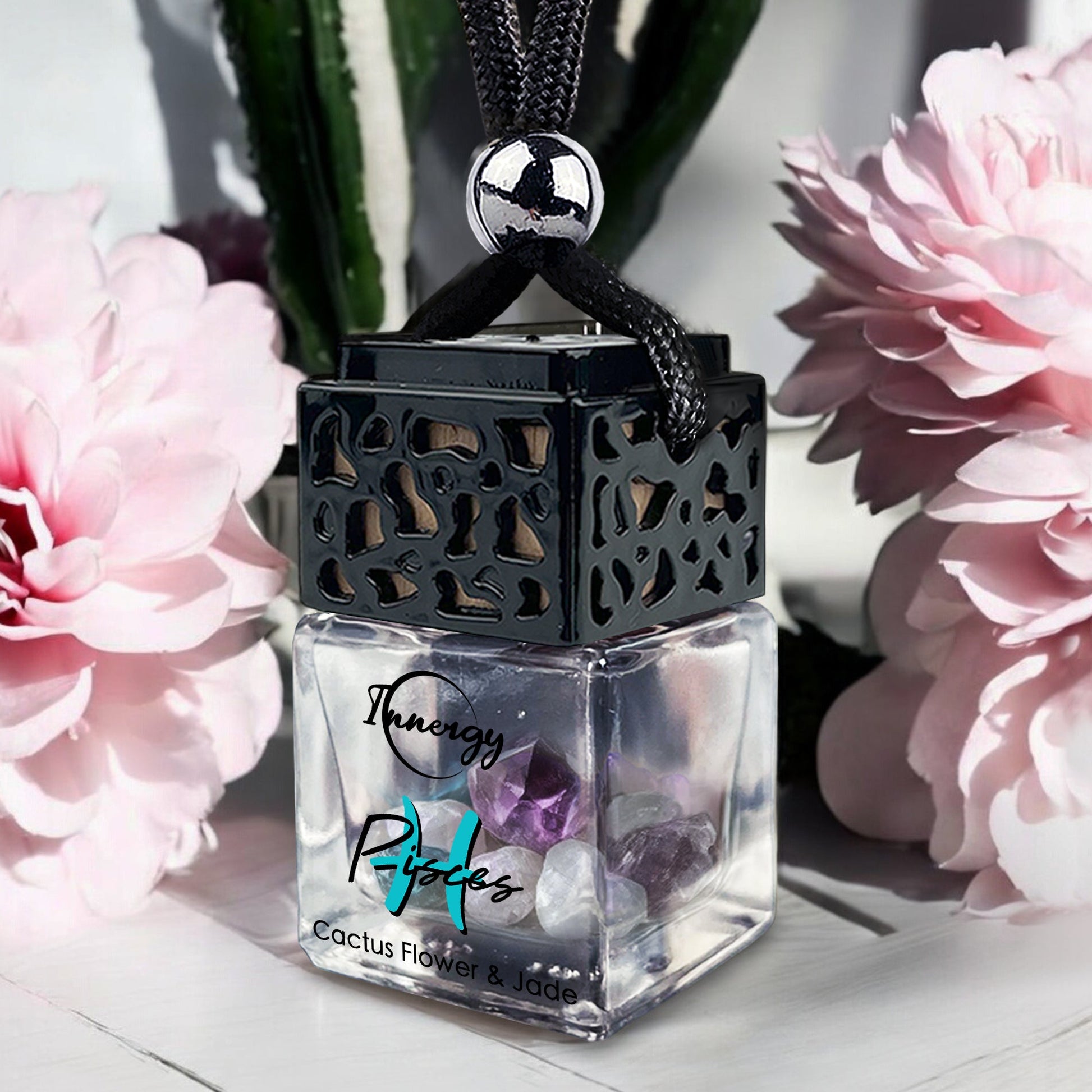 Pisces Zodiac Crystal-Enhanced Oil Diffuser, Car Air Freshener, 8ml - Tampa Home & Garden Store