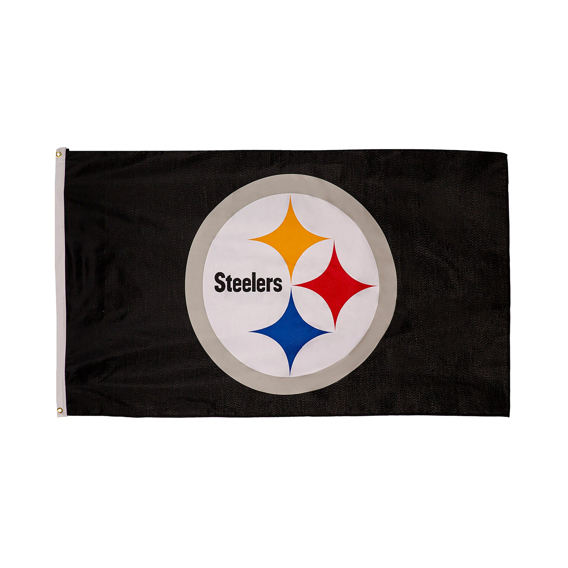 Pittsburgh Steelers Single Sided Estate Flag with 2 Grommets, 3'x5' - Tampa Home & Garden Store