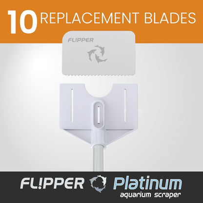 Flipper Platinum Algae Scraper Blades 10 Pack