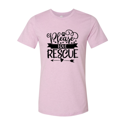 Please Love Rescue T-Shirt - Tampa Home & Garden Store