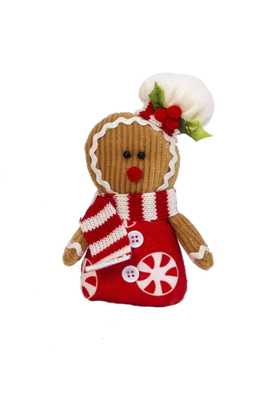 Plush Gingerbread Character - 5 Inch - Boy - Tampa Home & Garden Store